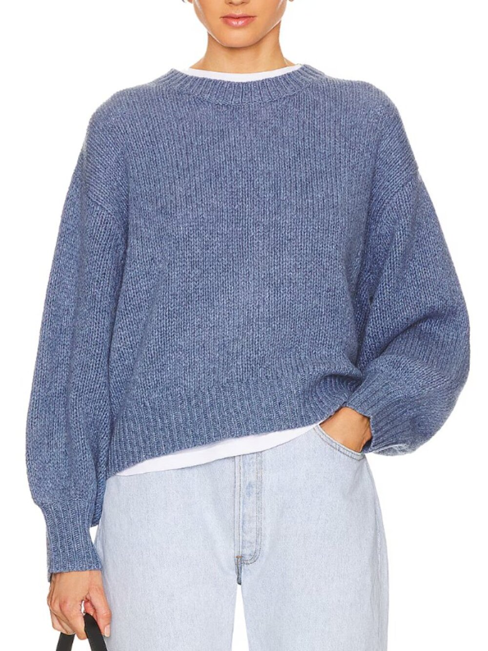 The Great The Bubble Pullover Lambswool Riverbed Size (0/XS)